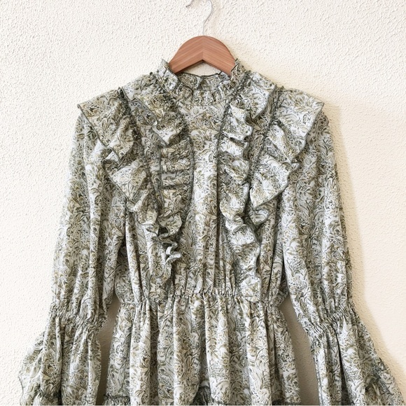 Moussy Vintage Ruffle Floral Dress S - Picture 4 of 8
